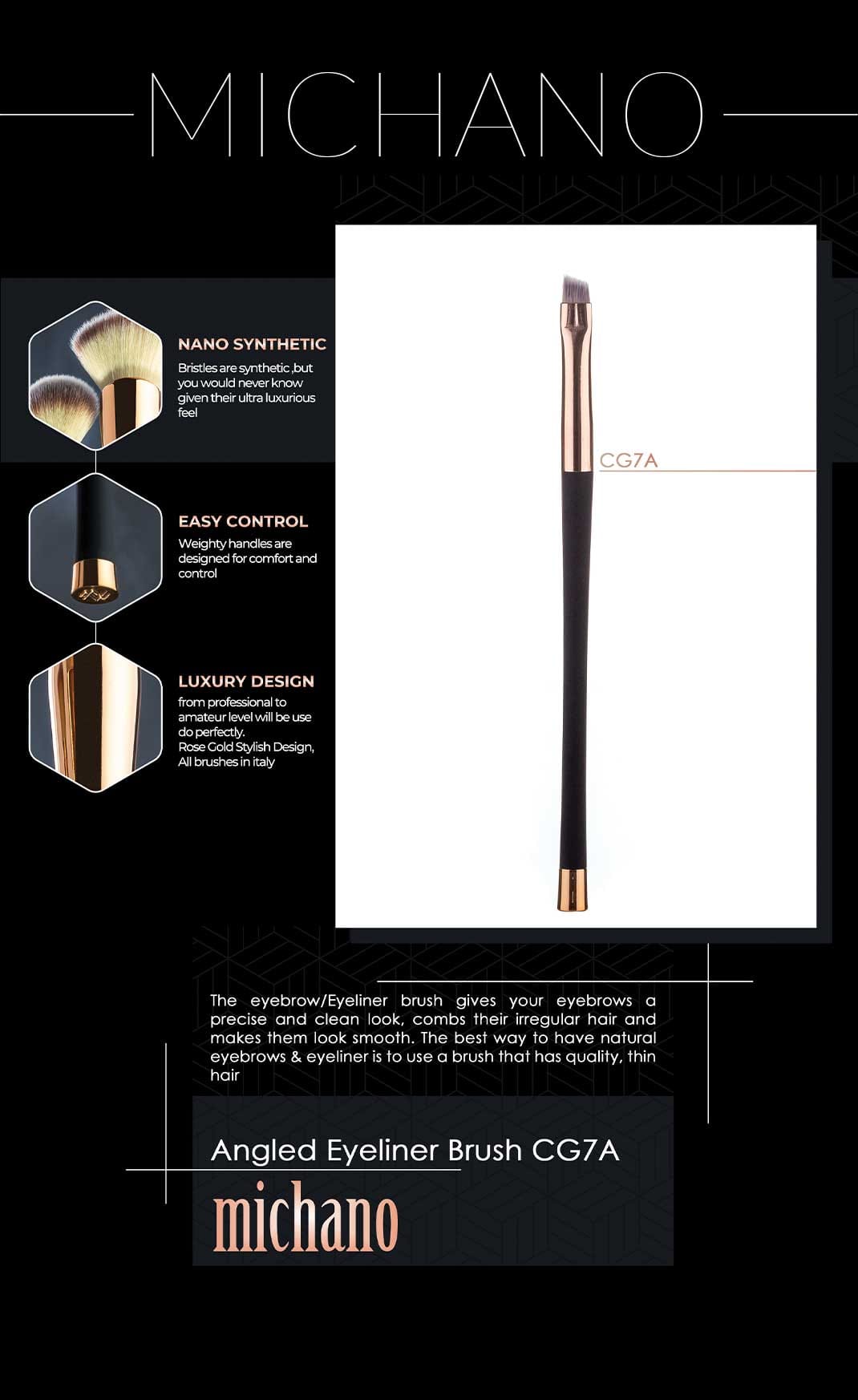 براش خط چشم سرکج CG7A میچانو